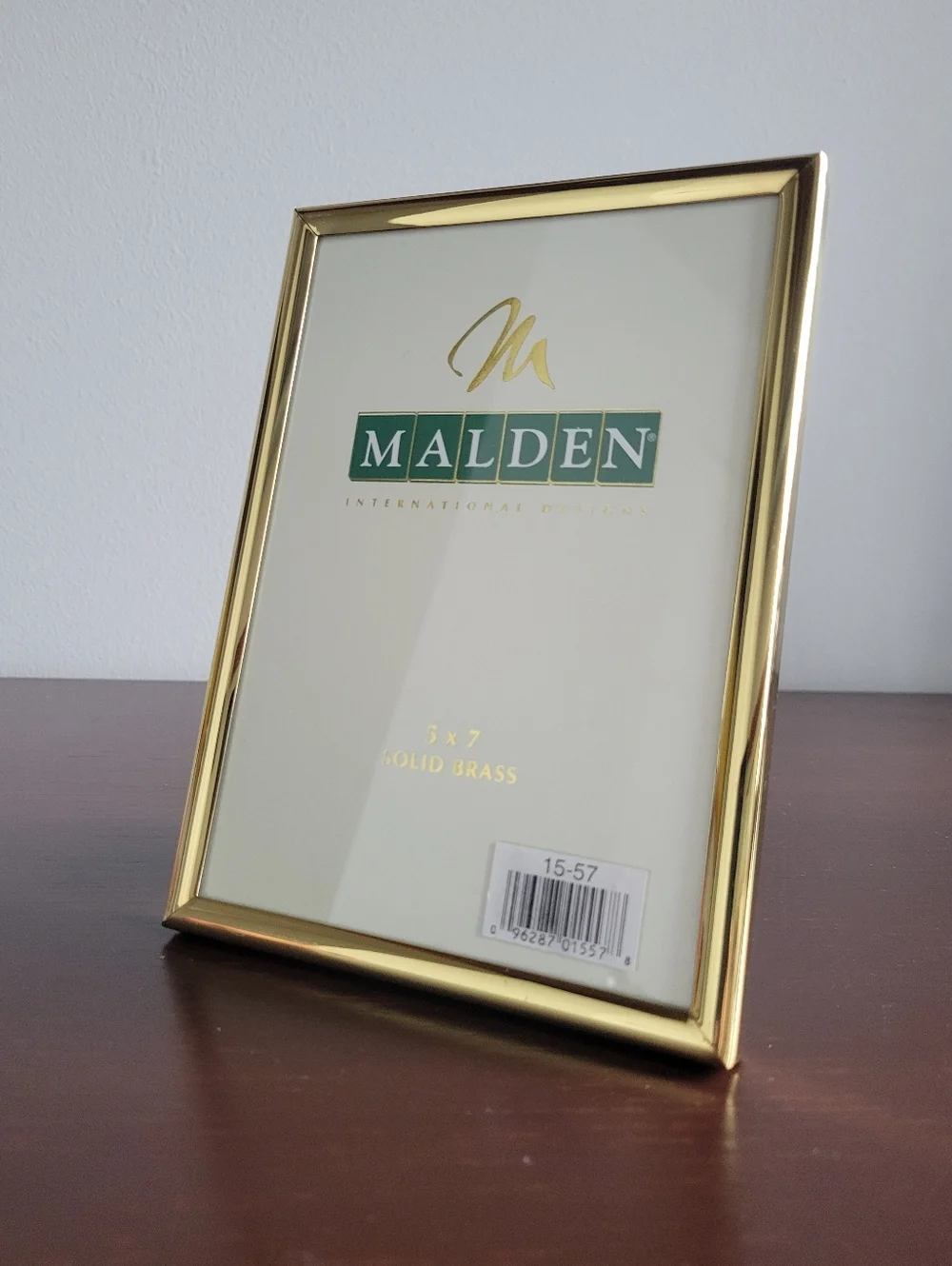 Malden Solid Brass Picture Frame, 5